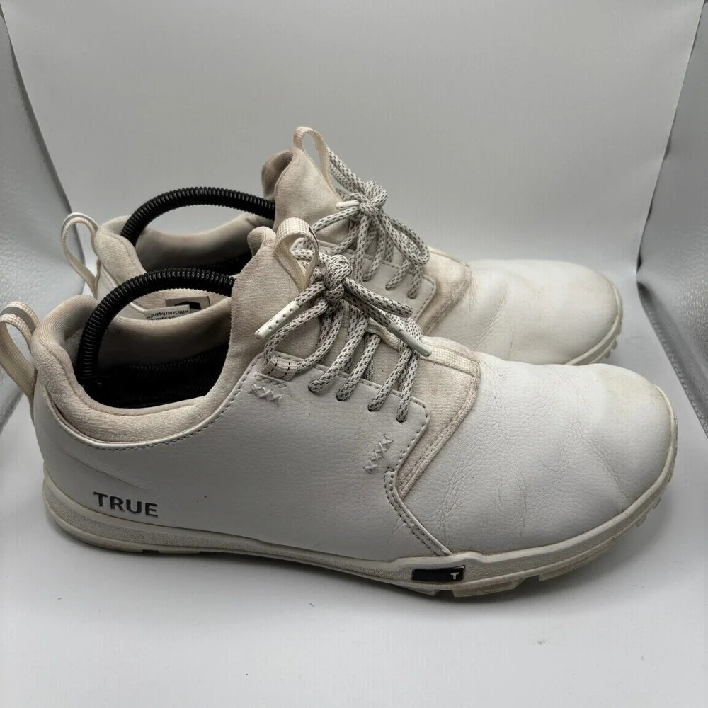 True Linkswear Original 1.2 Zero Drop White‎ Spikeless Golf Shoes Men's Size 11